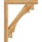 Ekena Millwork Merced Block Rough Sawn Bracket, Western Red Cedar, 4"W x 34"D x 42"H BKT04X34X42MRC05RWR - alternate 3